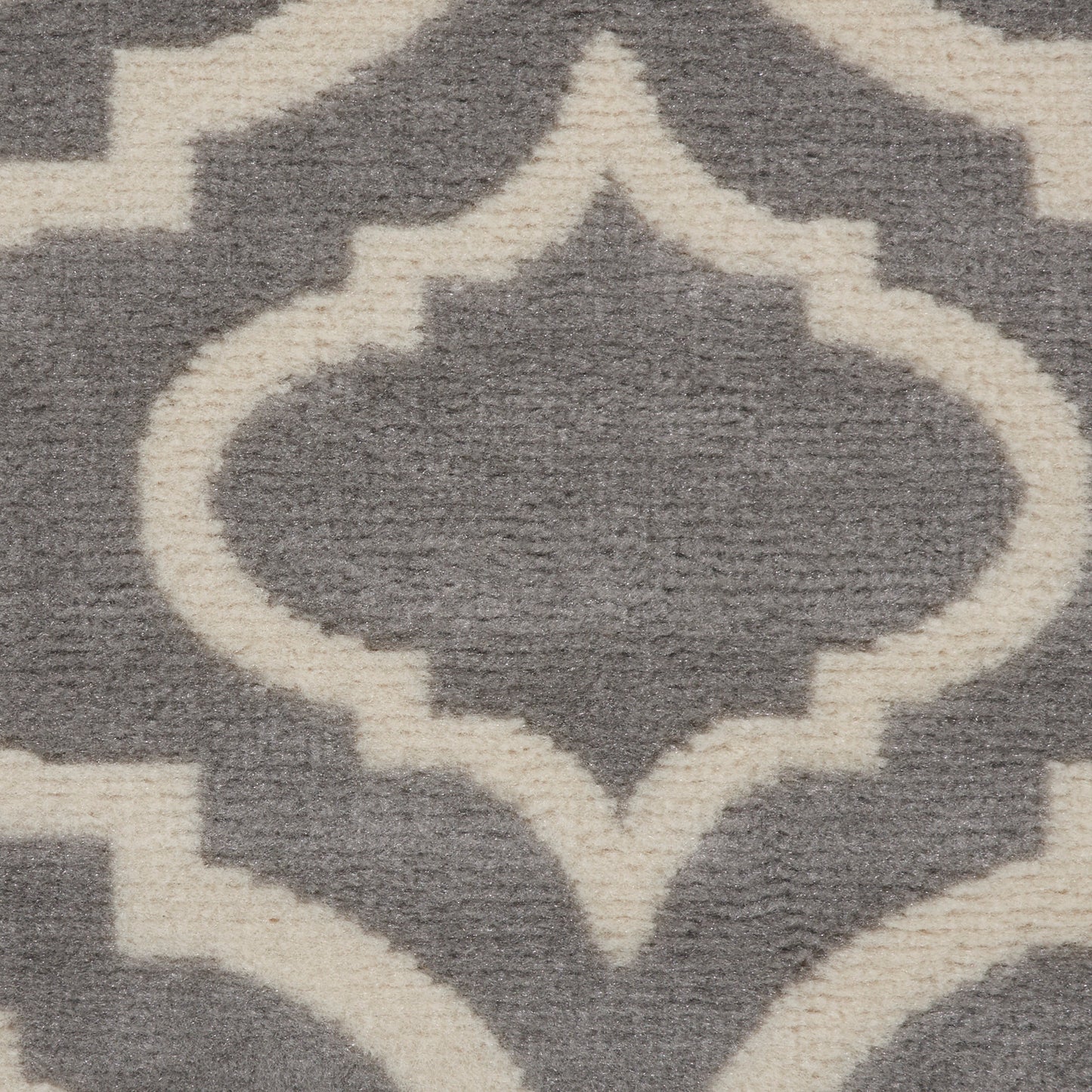 Nourison Jubilant 2'3" x 7'3" Grey Contemporary Indoor Rug