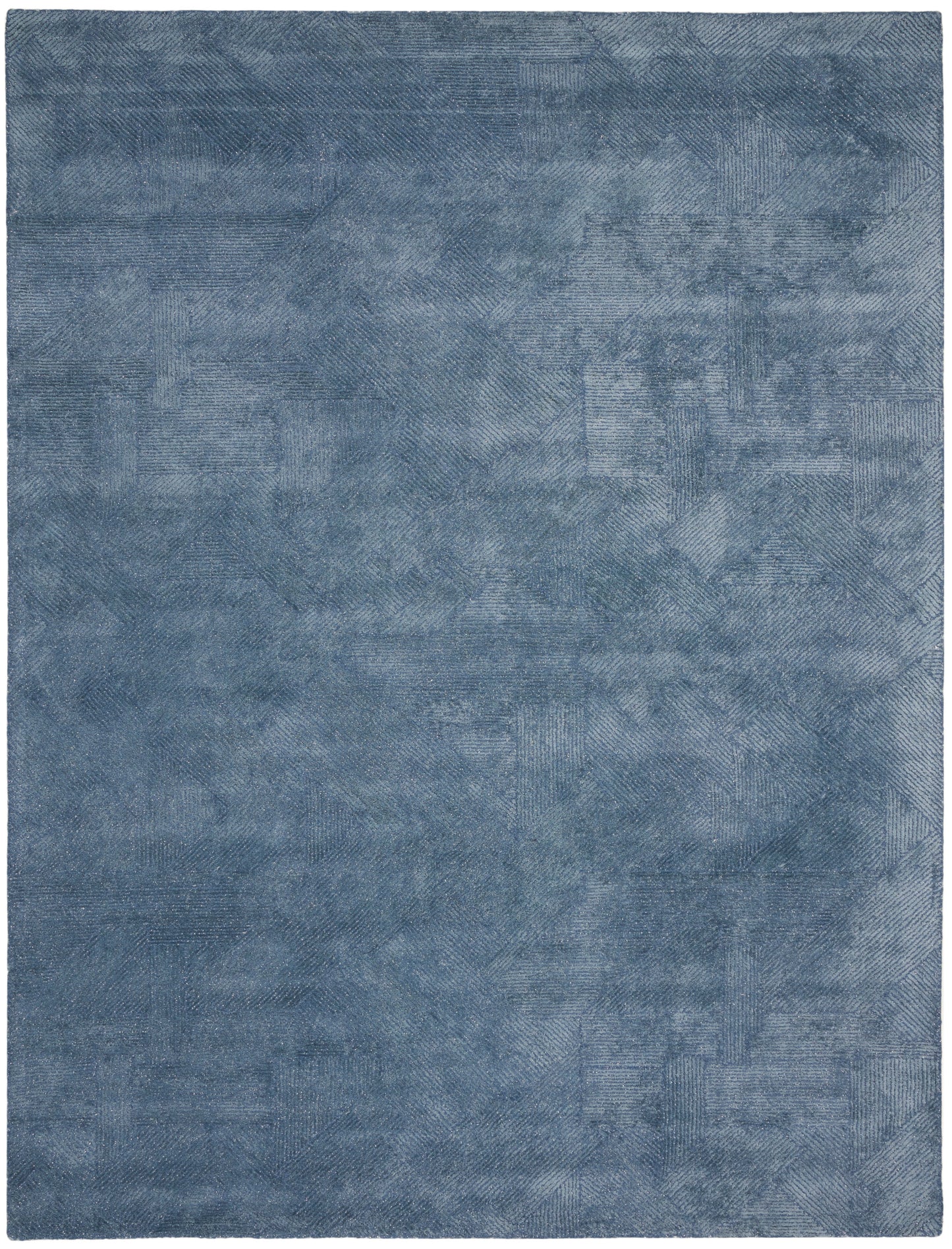 Michael Amini Ma30 Star 8'6" x 11'6" Blue Modern Indoor Rug