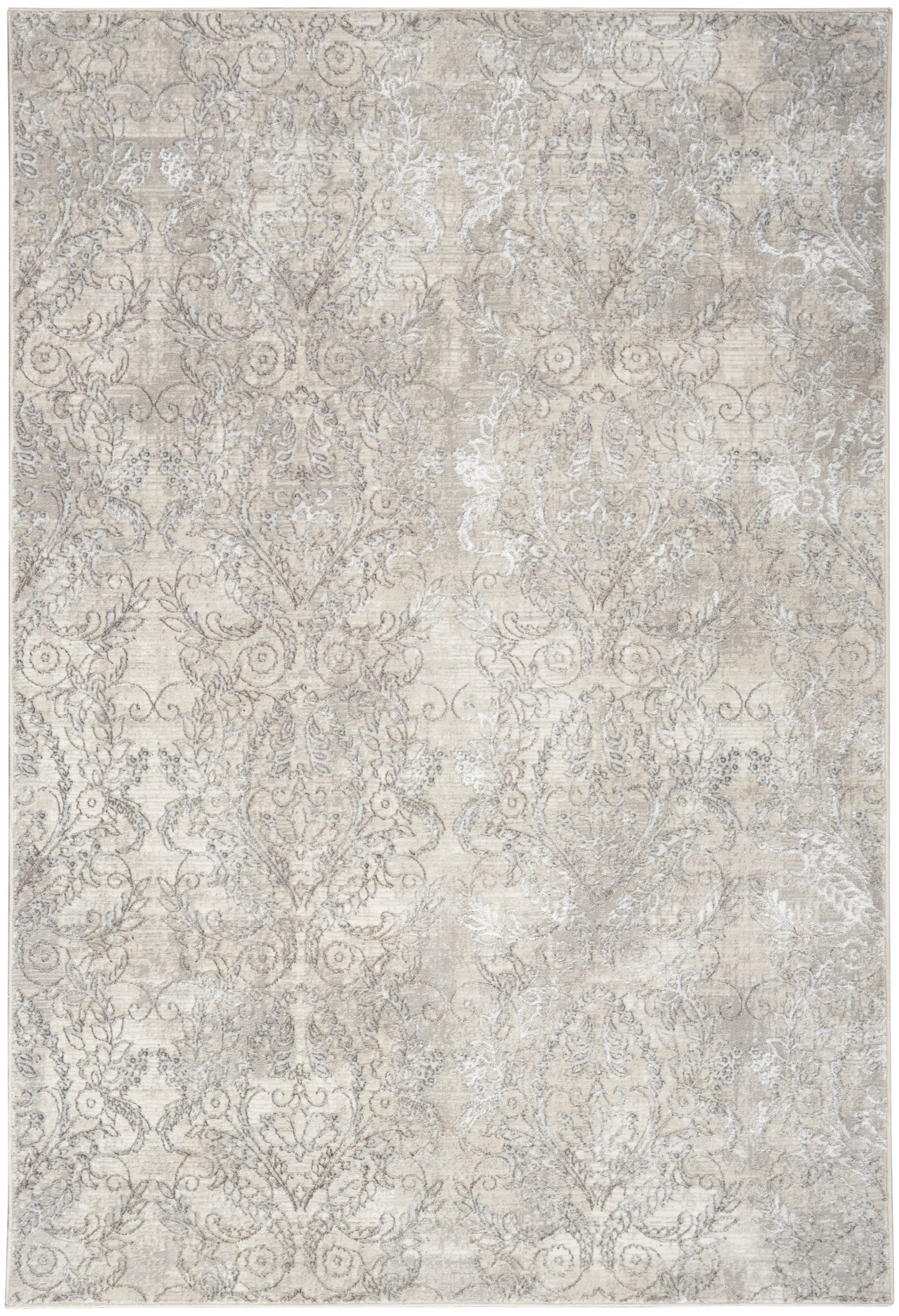 Inspire Me! Home Décor Iliana 3'11" x 5'11" Light Grey Modern Indoor Rug