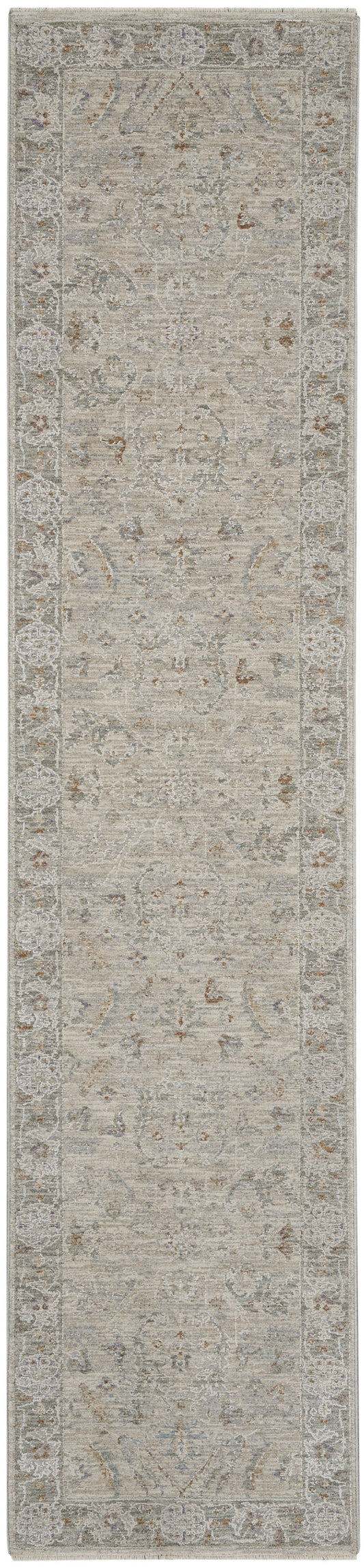 Nourison Infinite 2'3" x 10'2" Lt Grey Vintage Indoor Rug