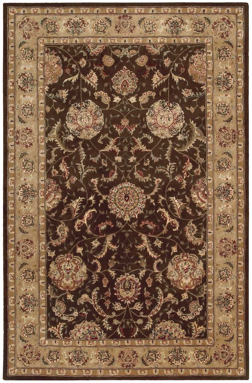 Nourison Nourison 2000 5'6" x 8'6" Brown Traditional Indoor Rug