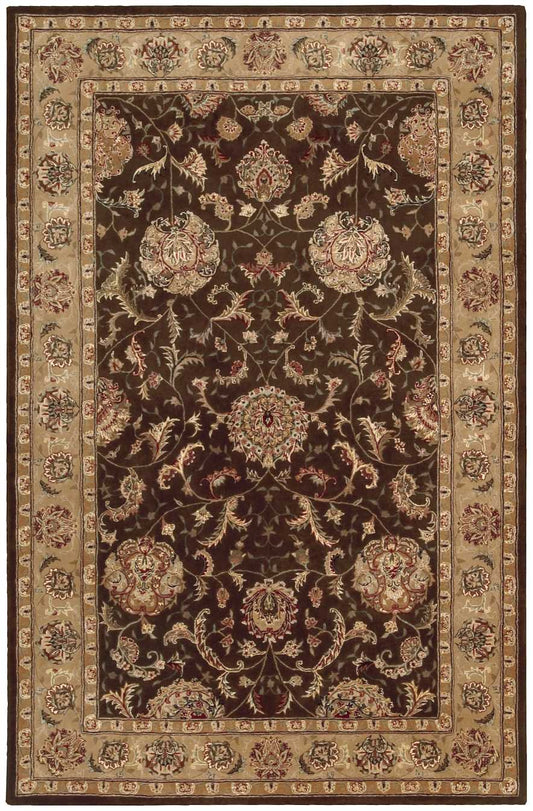 Nourison Nourison 2000 5'6" x 8'6" Brown Traditional Indoor Rug