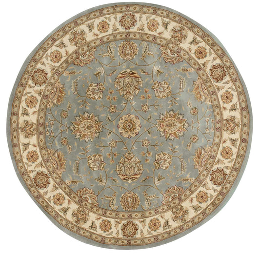 Nourison Nourison 2000 6' x Round Blue Traditional Indoor Rug