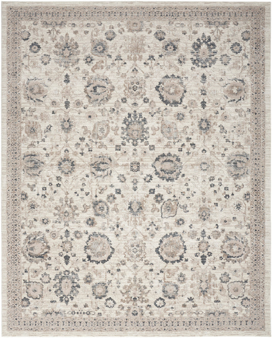 Nourison Eco Cycle 7'10" x 9'10" Ivory Multicolor Vintage Indoor Rug