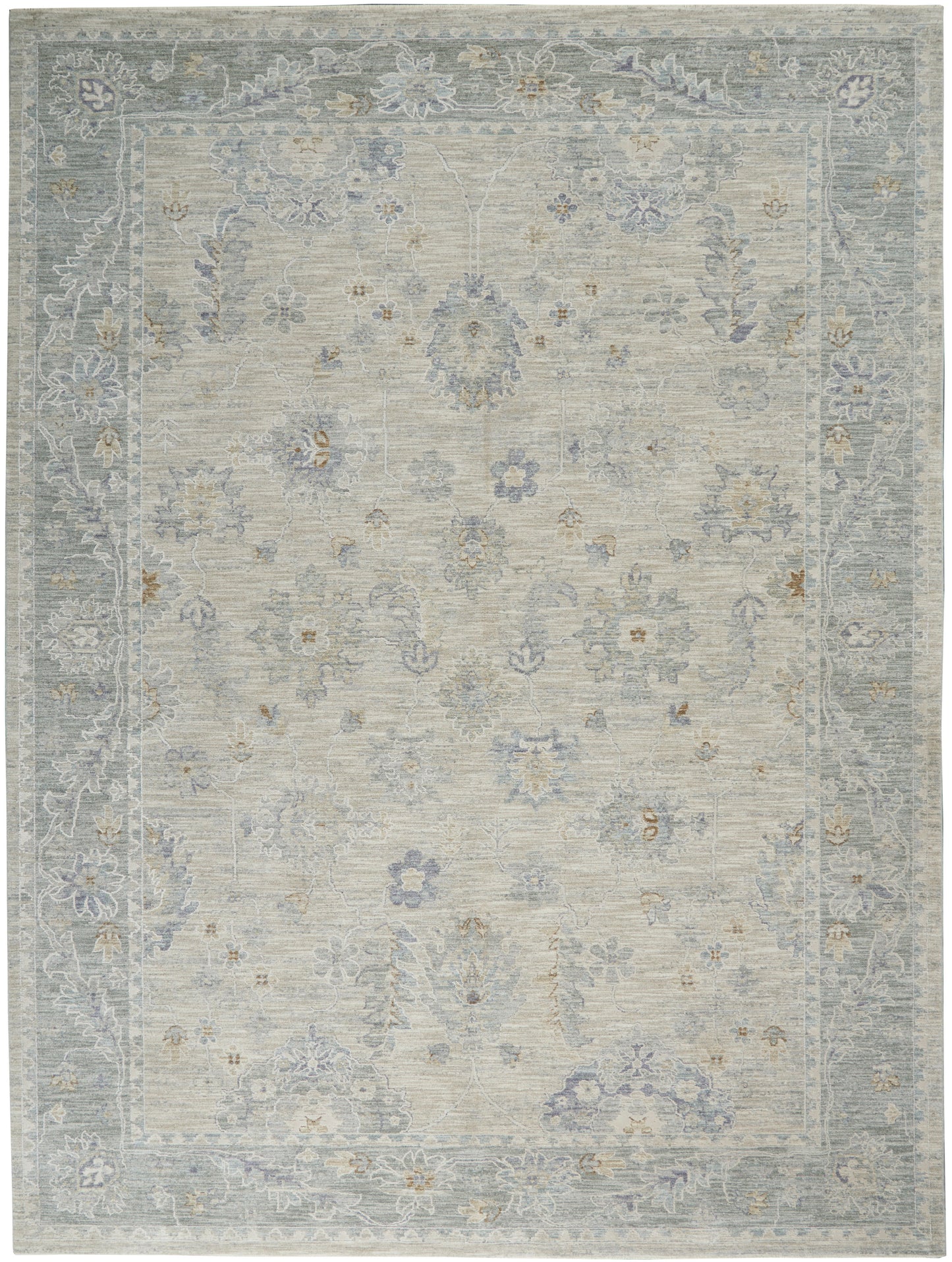 Nourison Infinite 9'3" x 12'7" Lt Grey Vintage Indoor Rug