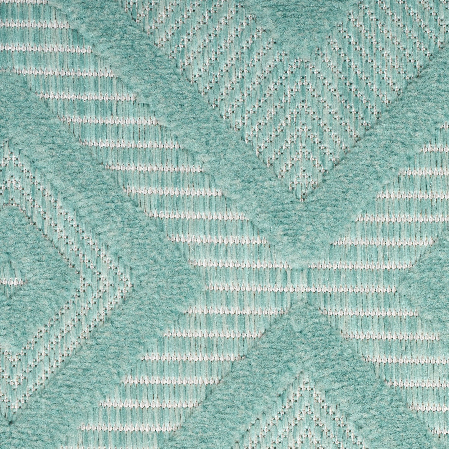 Nourison Versatile 5' x 7' Aqua Teal Modern Rug