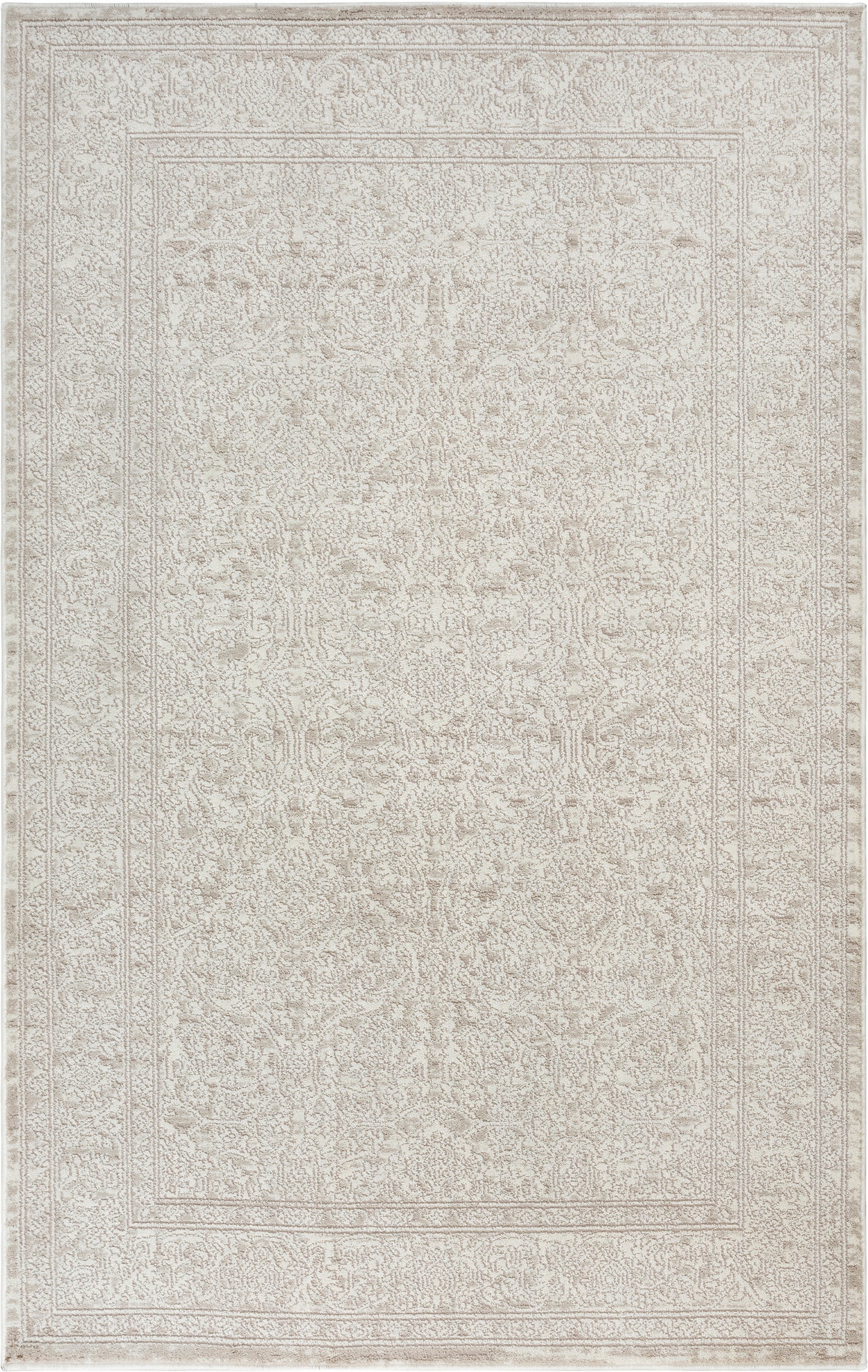 Nourison Eco Cycle 5'3" x 7'3" Ivory Beige Vintage Indoor Rug