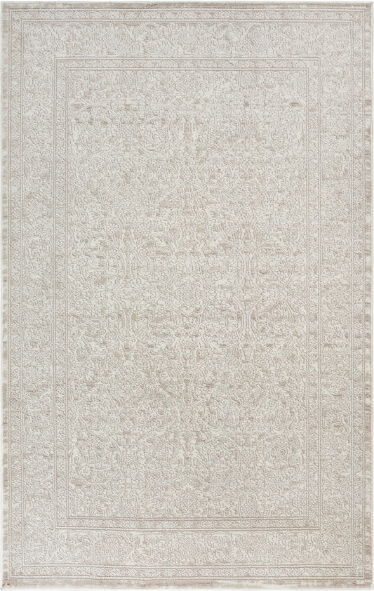 Nourison Eco Cycle 5'3" x 7'3" Ivory Beige Vintage Indoor Rug