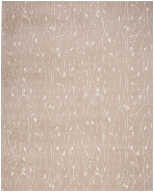 Nourison Grafix 7'10" x 9'10" Beige Modern Indoor Rug