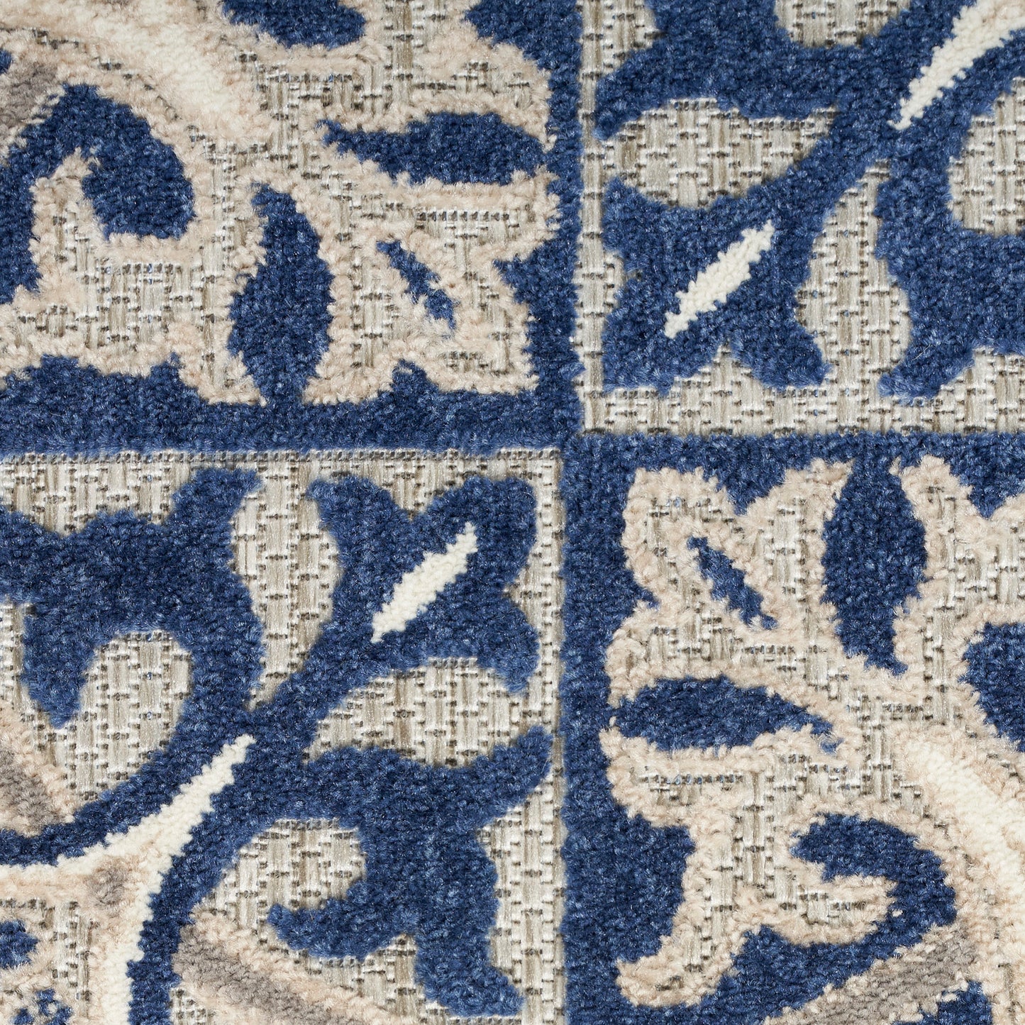 Nourison Aloha 7' x 10' Blue Contemporary Rug