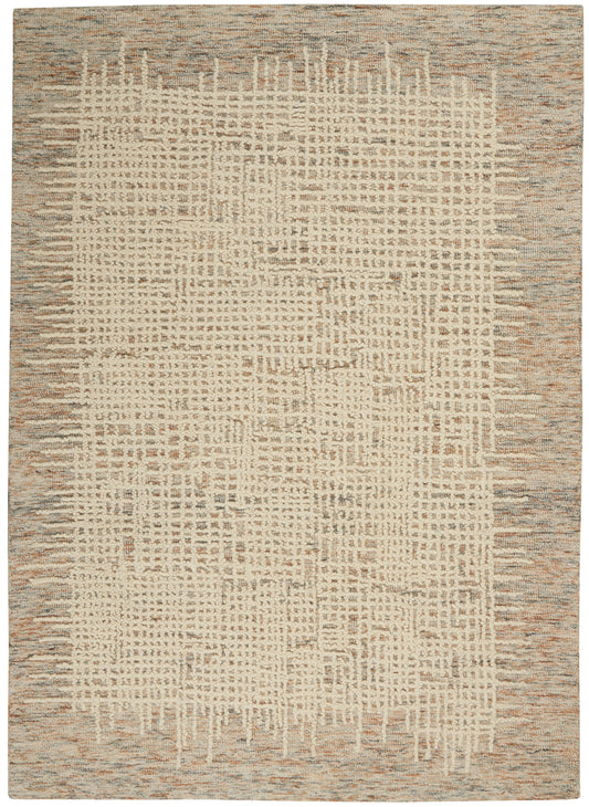 Nourison Colorado 5'3" x 7'3" Beige Multicolor Rustic Indoor Rug