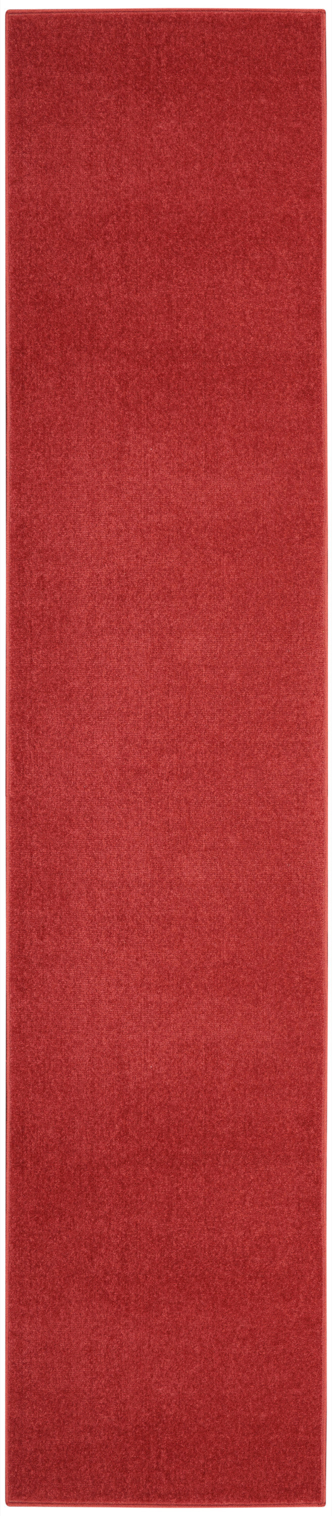 Nourison Nourison Essentials 2'2" x 18' Brick Red Outdoor Rug