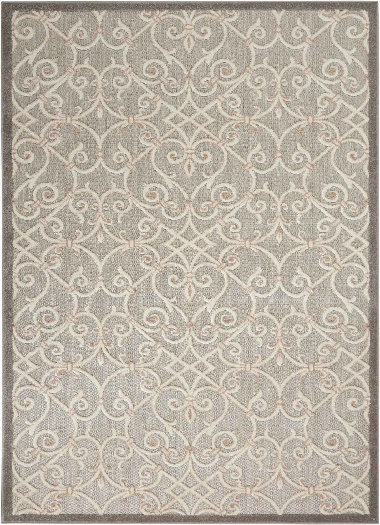 Nourison Aloha 3'6" x 5'6" Natural Contemporary Rug