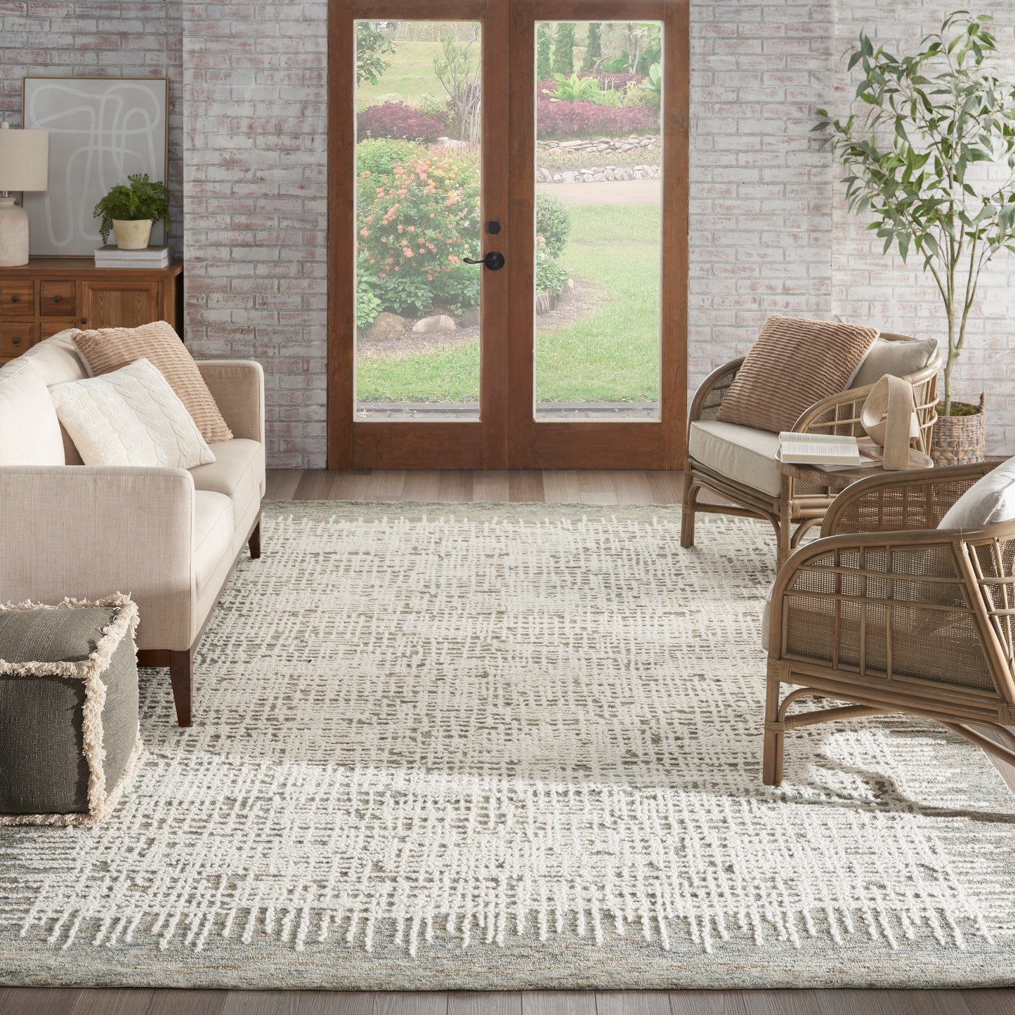 Nourison Colorado 8'3" x 11'6" Ivory Multicolor Rustic Indoor Rug