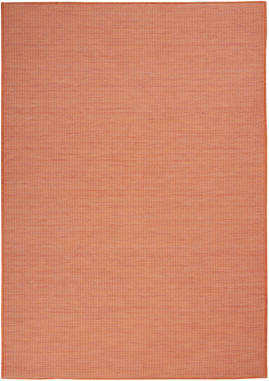 Nourison Positano 4' x 6' Terracotta Modern Rug