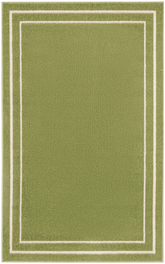 Nourison Nourison Essentials 2' x 4' Green Ivory Contemporary Rug