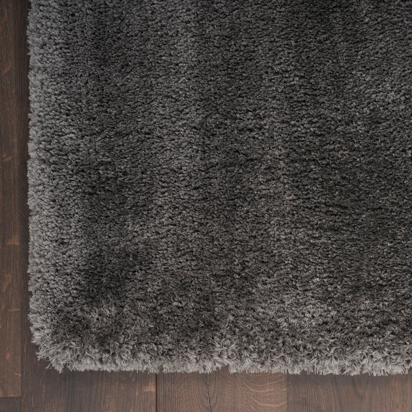 Nourison Dreamy Shag 6'7" x 9'2" Grey Shag Indoor Rug