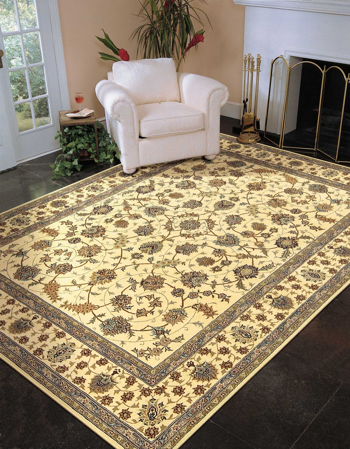 Nourison Nourison 2000 9'9" x 13'9" Ivory Traditional Indoor Rug