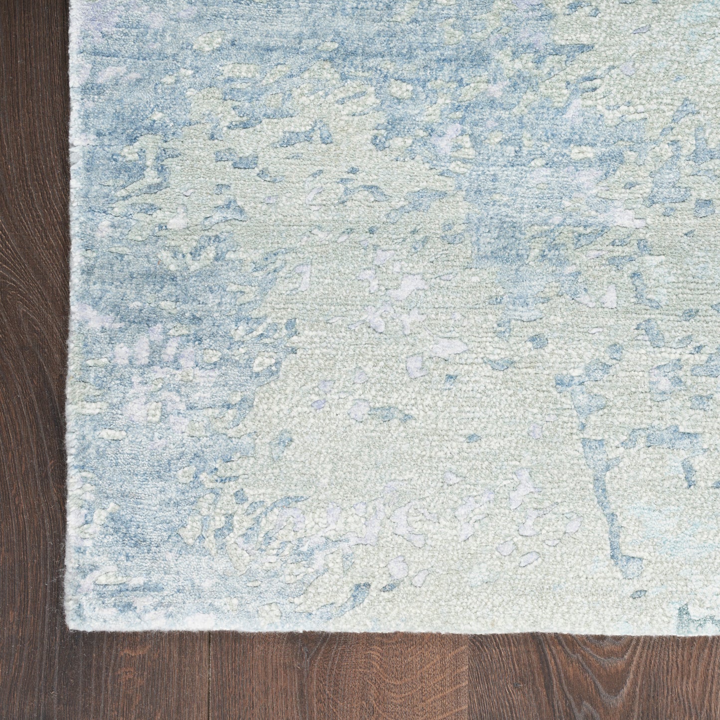 Nourison Silk Shadows 9'9" x 13'9" Blue Green Modern Indoor Rug