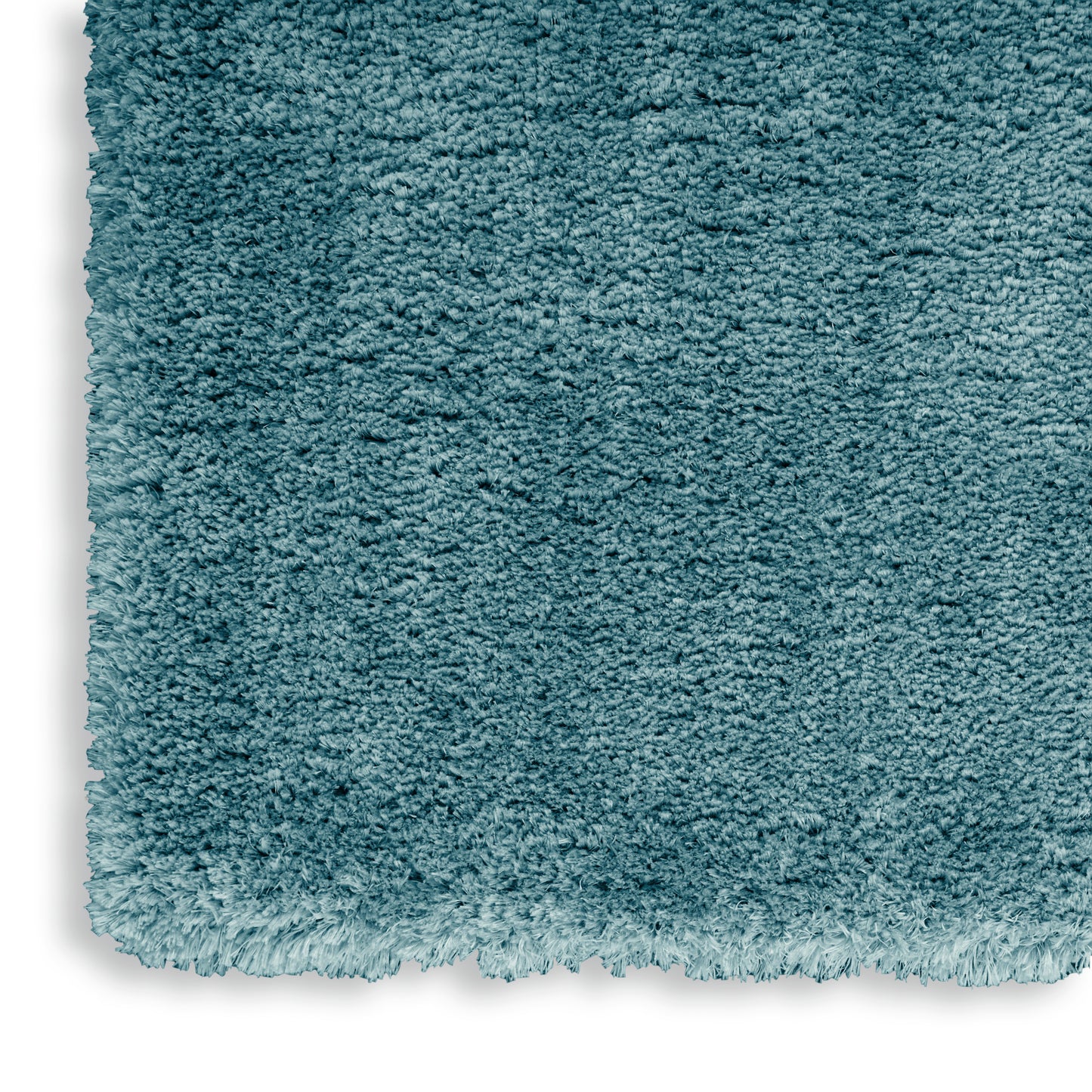 Nourison Dreamy Shag 7'10" x 9'10" Aqua Shag Indoor Rug