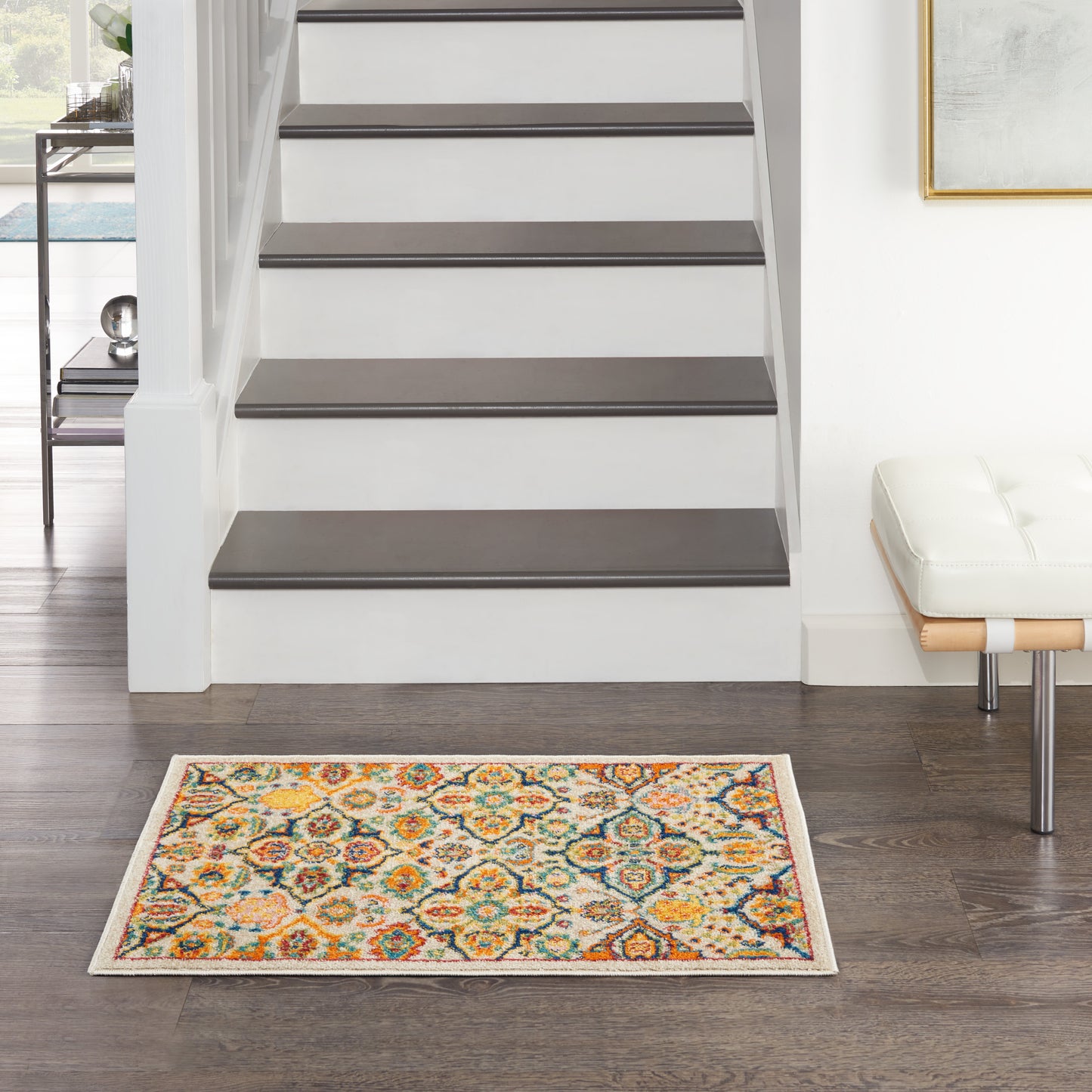 Nourison Allur 2' x 3' Ivory Multicolor Bohemian Indoor Rug