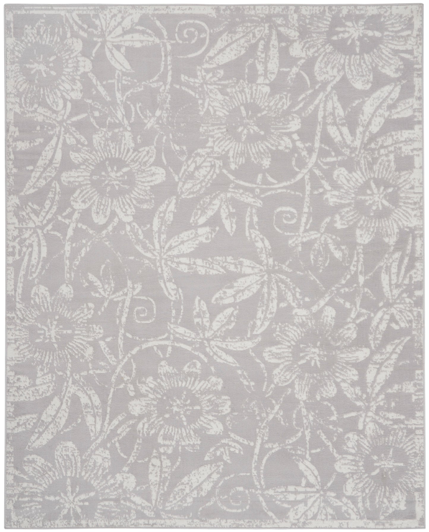 Nourison Whimsicle 7' x 10' Grey Farmhouse Indoor Rug