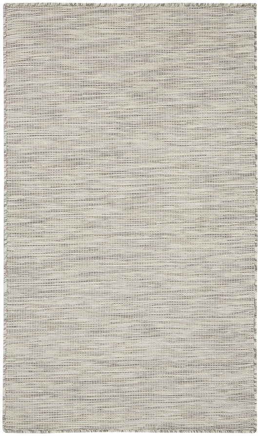 Nourison Positano 3' x 5' Light Grey Modern Rug