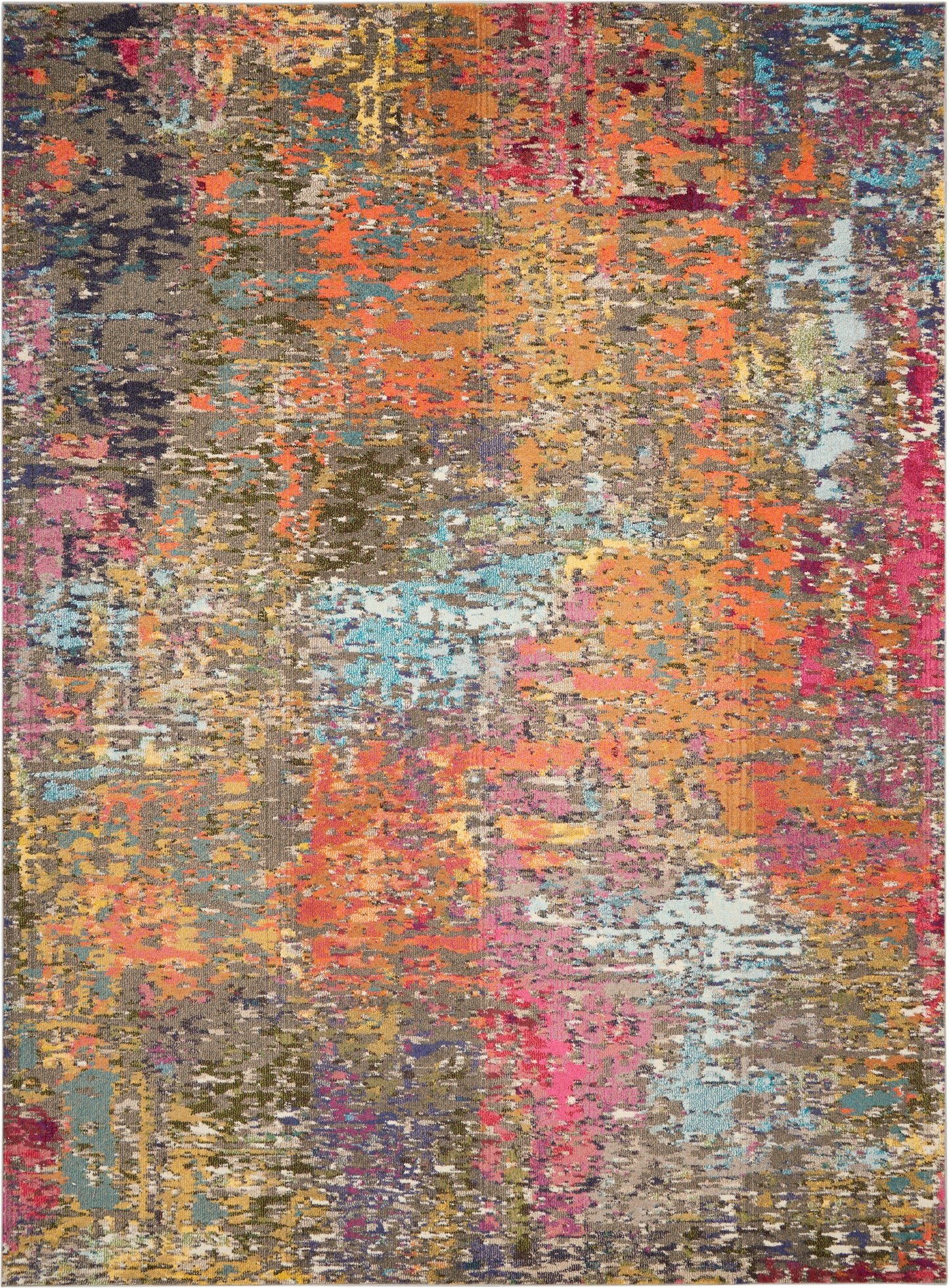 Nourison Celestial 6'7" x 9'7" Sunset Modern & Contemporary Indoor Rug