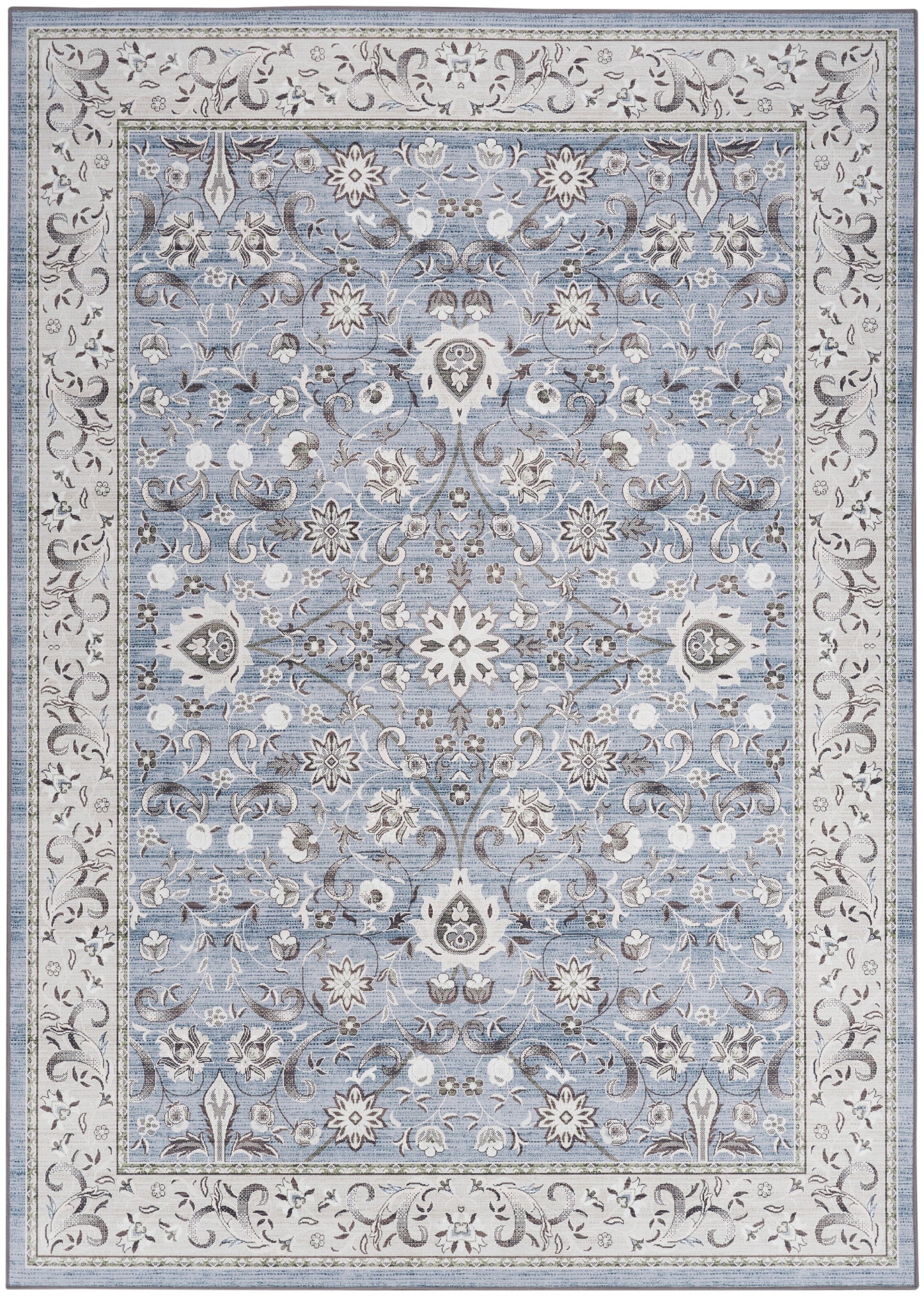 Nourison Vintage Home 3'9" x 5'9" Blue Bohemian Indoor Rug