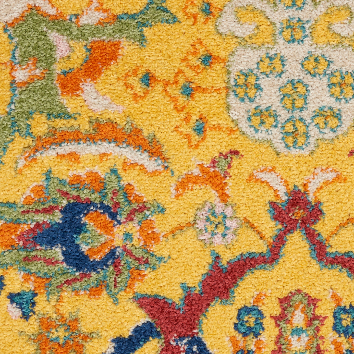 Nourison Allur 5'3" x 7'3" Yellow Multicolor Bohemian Indoor Rug