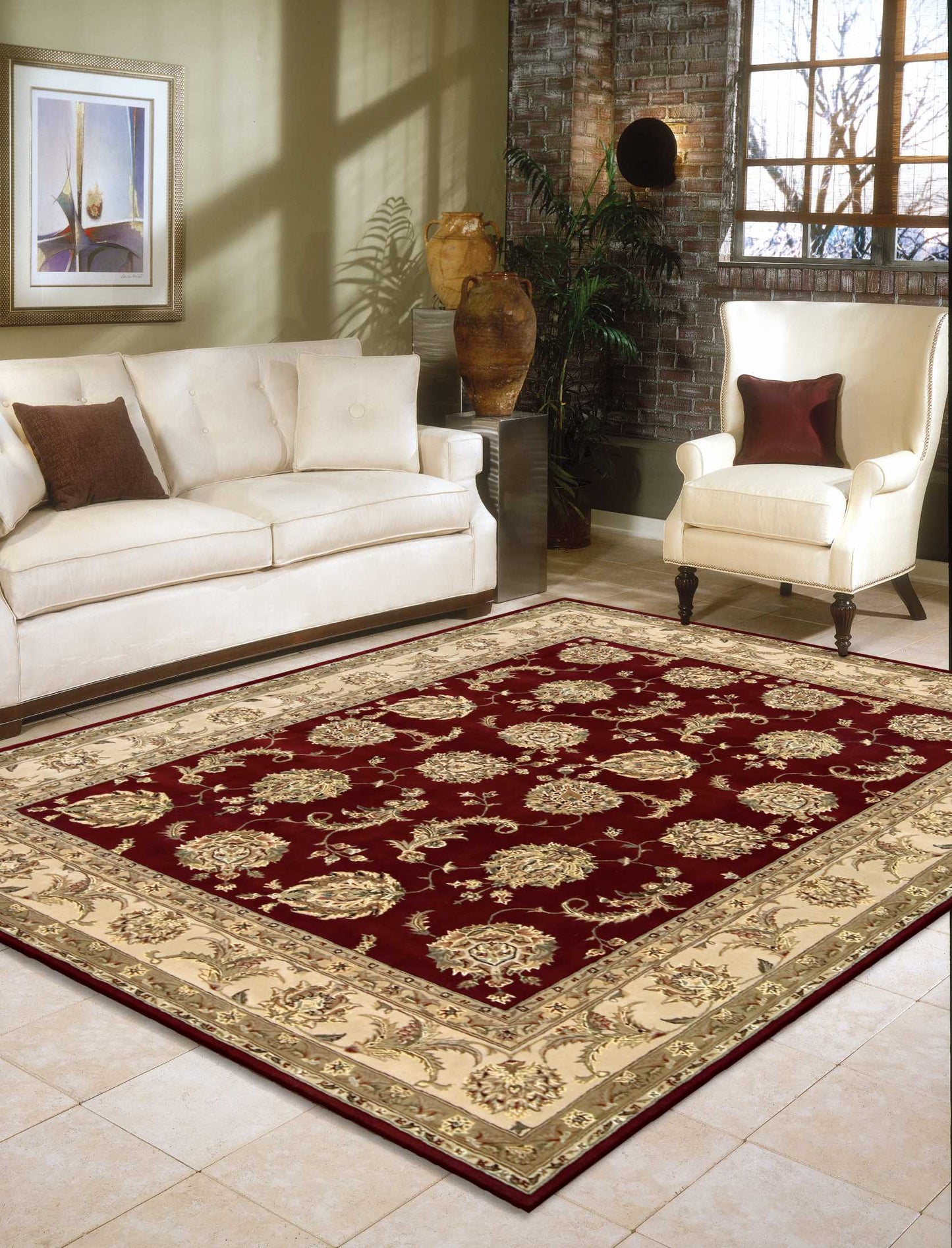 Nourison Nourison 2000 2'6" x 4'3" Lacquer Traditional Indoor Rug