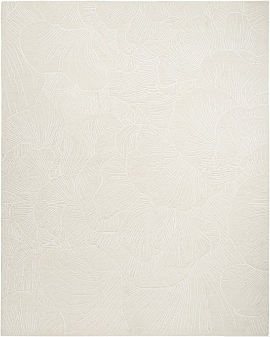 Nourison Avra 8'6" x 11'6" Ivory Modern Indoor Rug