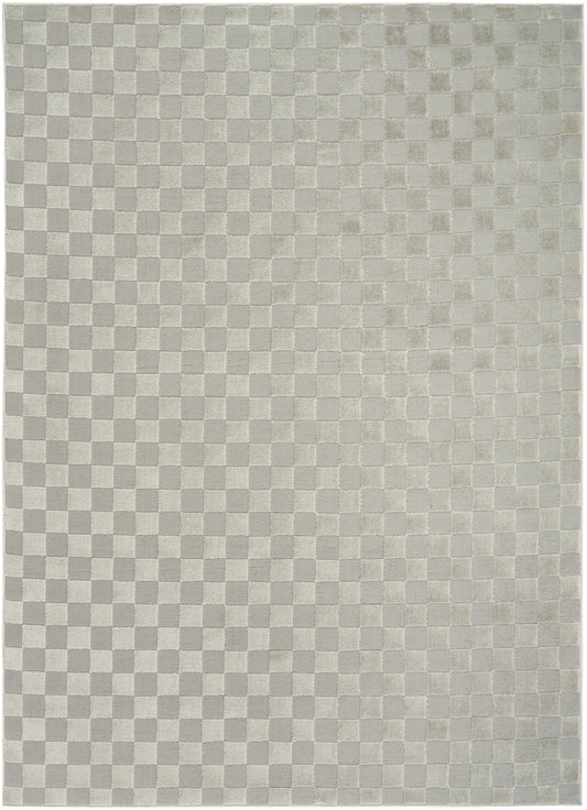 Nourison Serenity Home 6' x 9' Grey Modern Indoor Rug