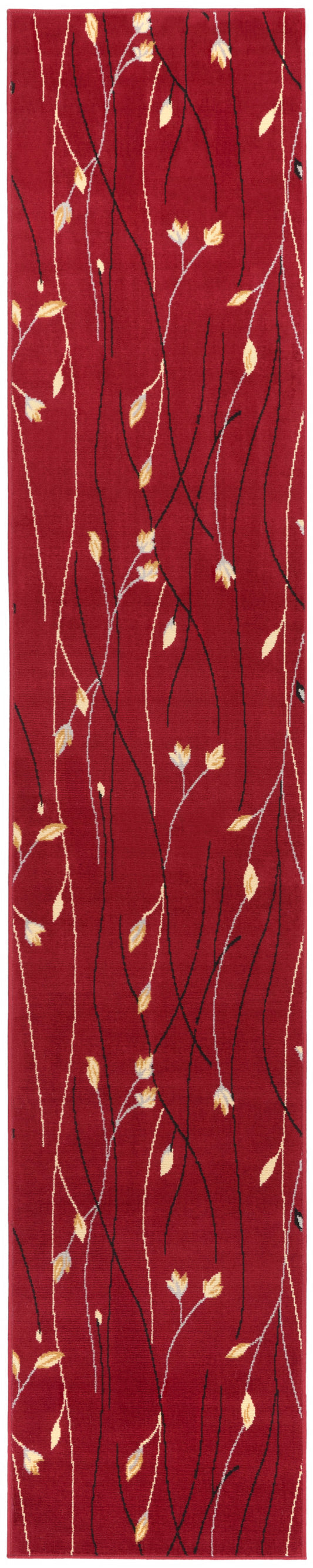 Nourison Grafix 2'3" x 12' Red Contemporary Indoor Rug