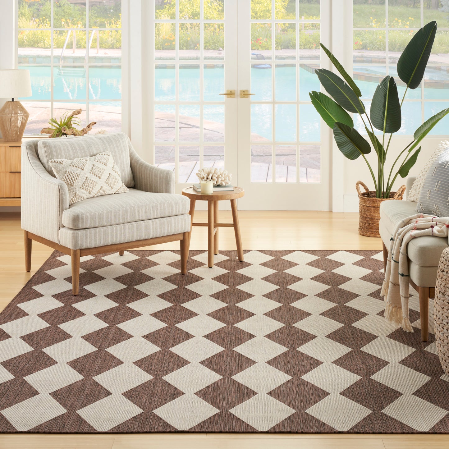 Nourison Positano 8' x 10' Natural Modern Rug