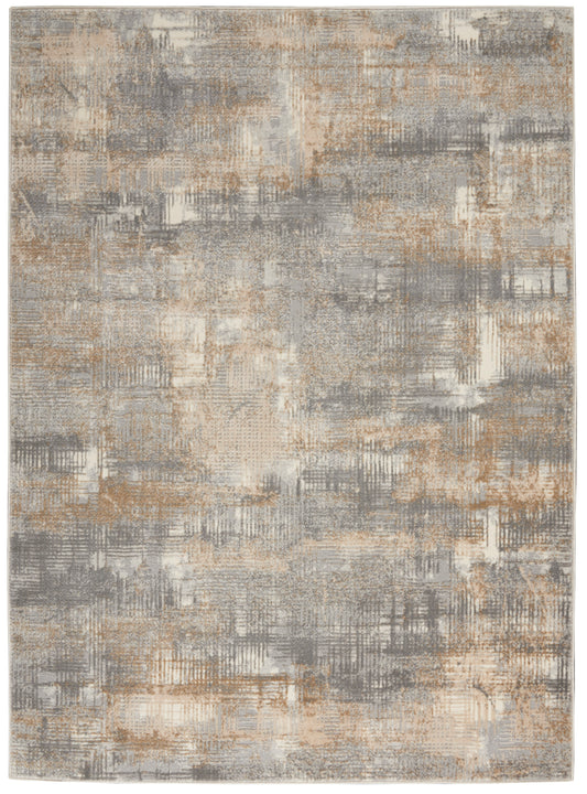 Calvin Klein CK950 Rush 5'3" x 7'3" Grey Beige Modern Indoor Rug