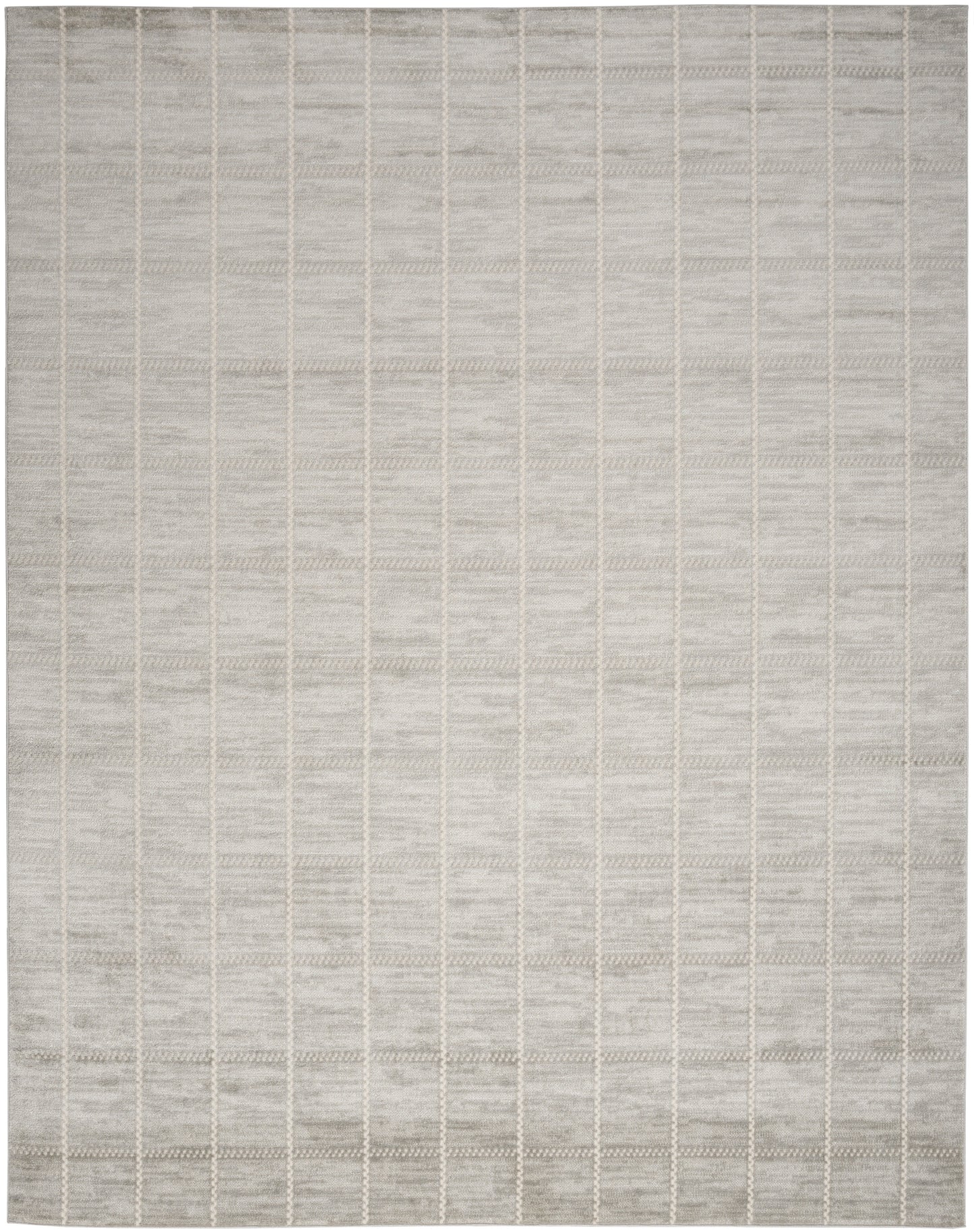 Nourison Serenity Home 5'3" x 7'3" Light Grey Modern Indoor Rug