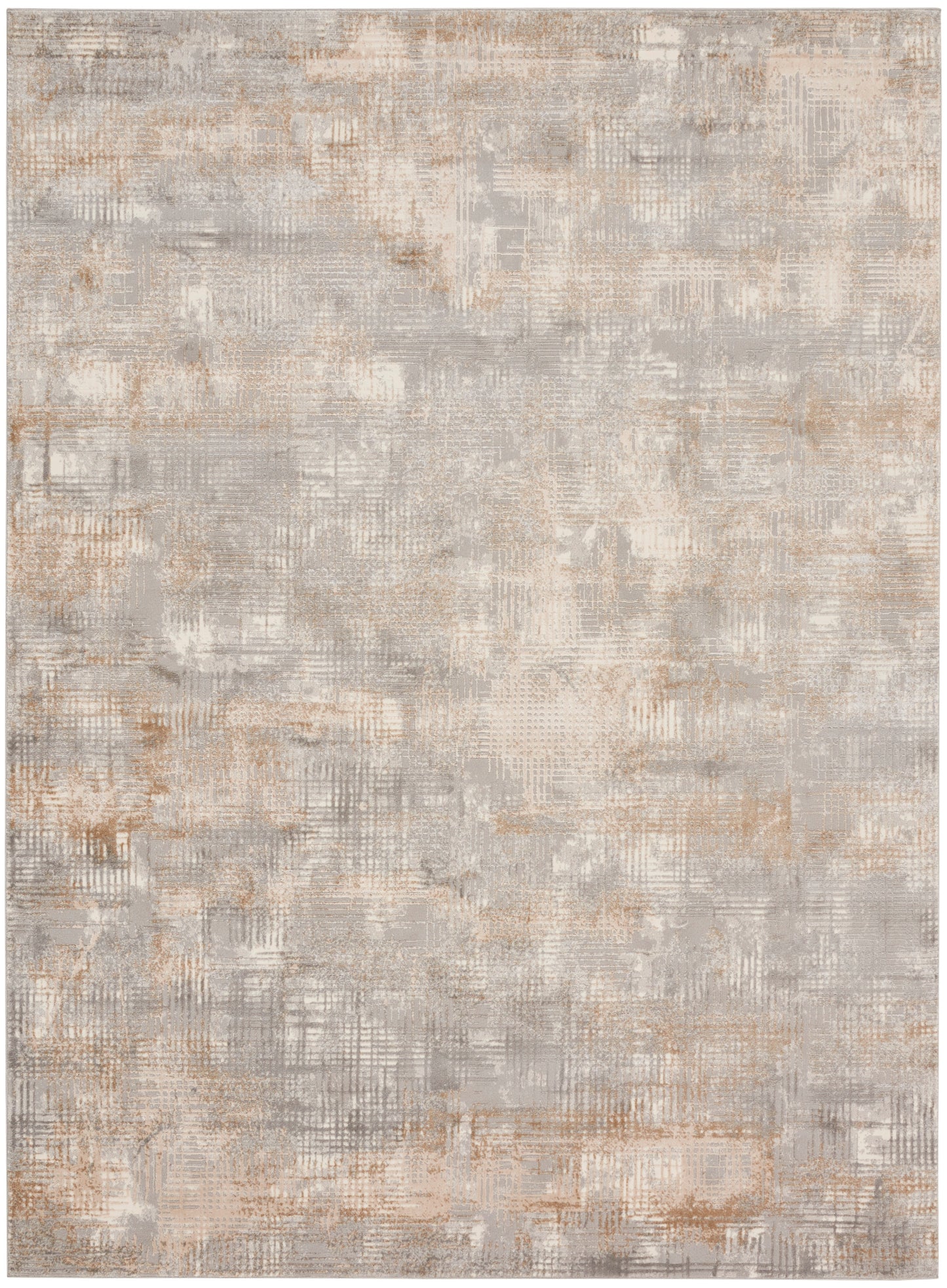 Calvin Klein CK950 Rush 10' x 14' Grey Beige Modern Indoor Rug