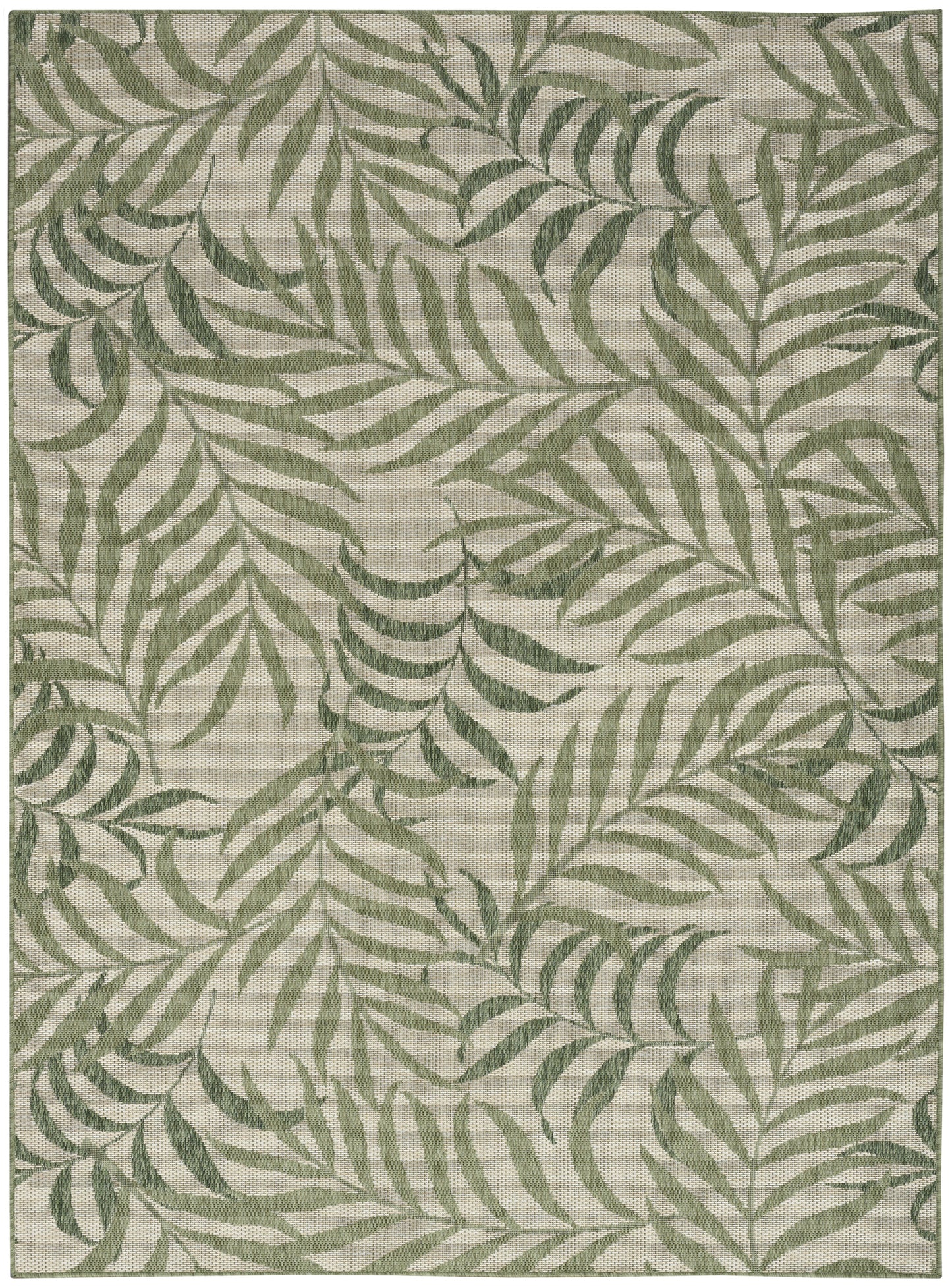 Nourison Garden Oasis 6' x 9' Ivory Green Outdoor Rug