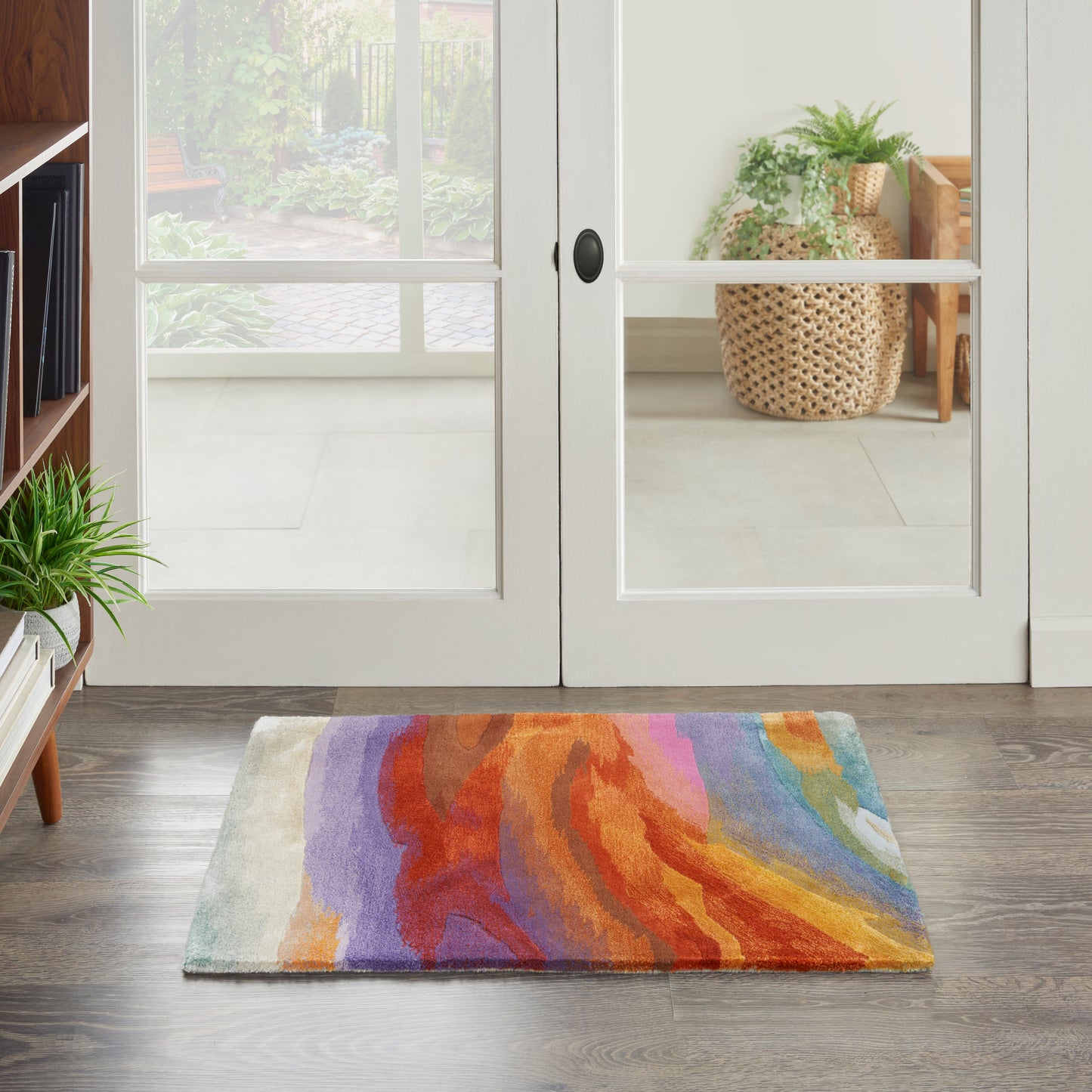 Nourison Prismatic 2' x 3' Multicolor Modern Indoor Rug