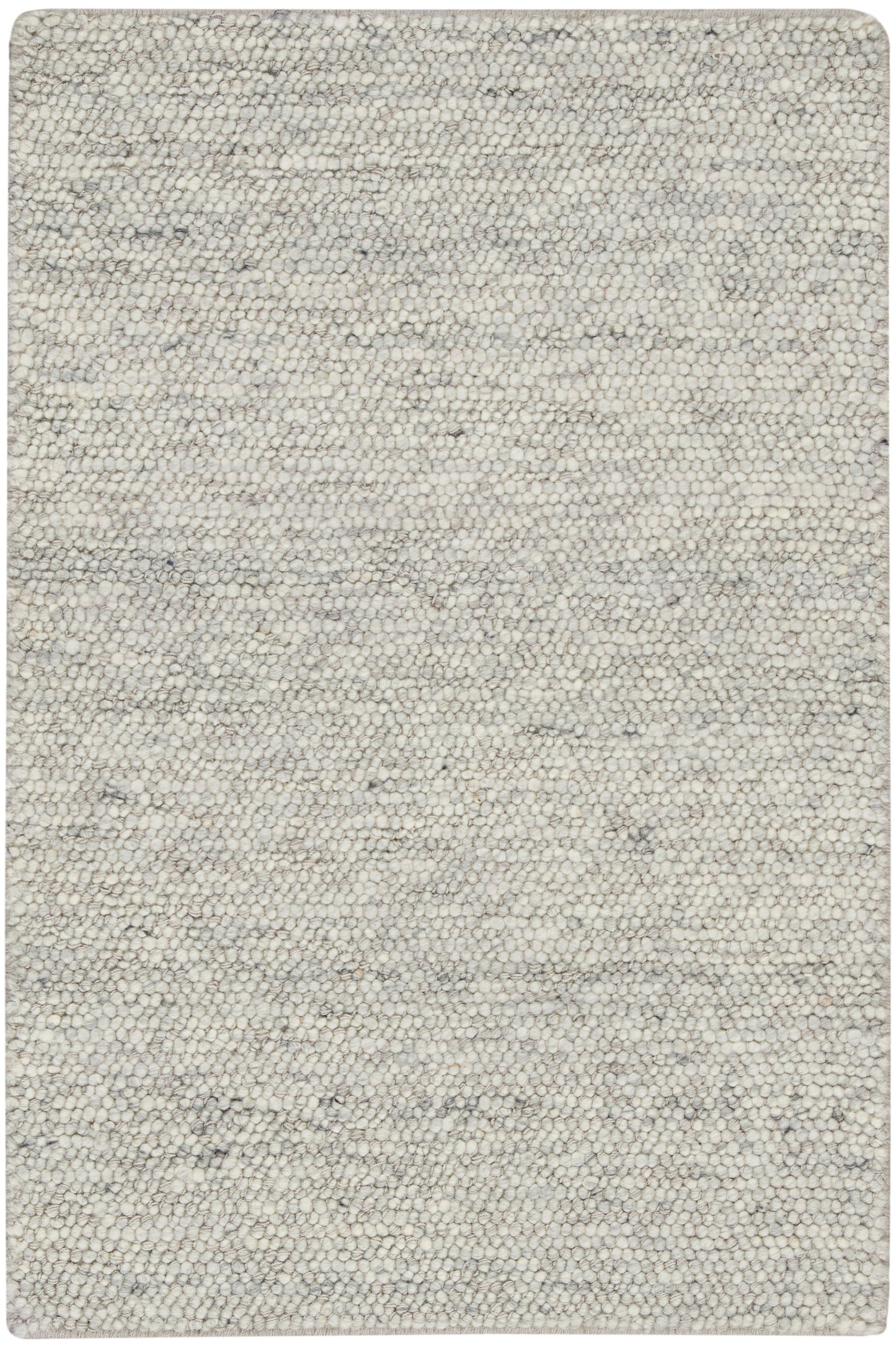 Nourison Alanna 2' x 3' Silver Farmhouse Indoor Rug