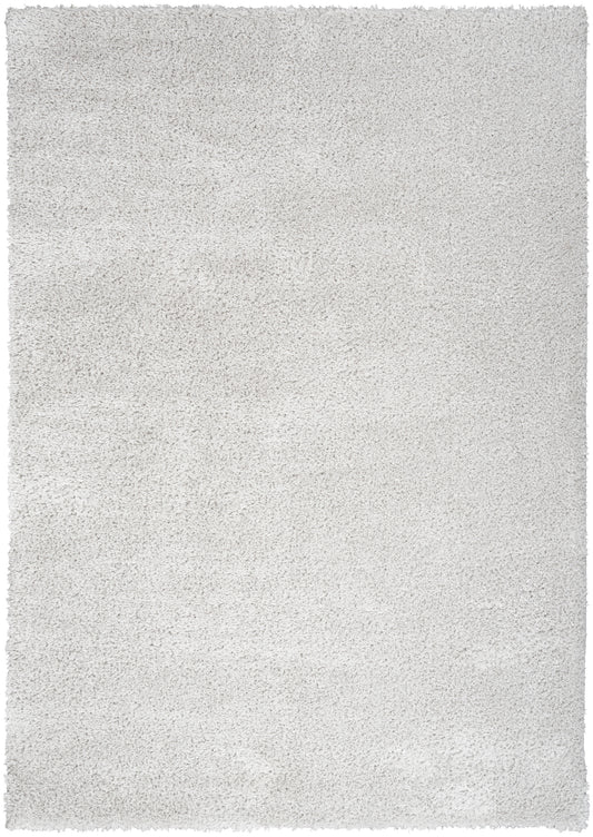 Nourison Pacific Shag 7'10" x 9'10" Silver Shag Indoor Rug