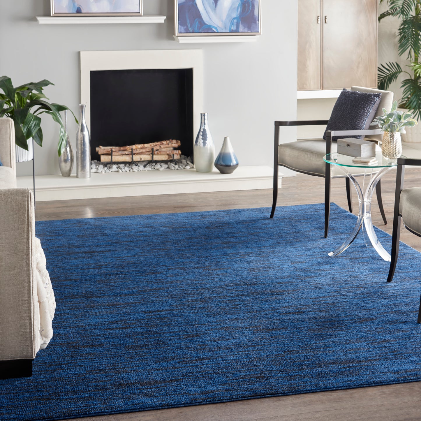 Nourison Nourison Essentials 8' x 10' Midnight Blue Outdoor Rug