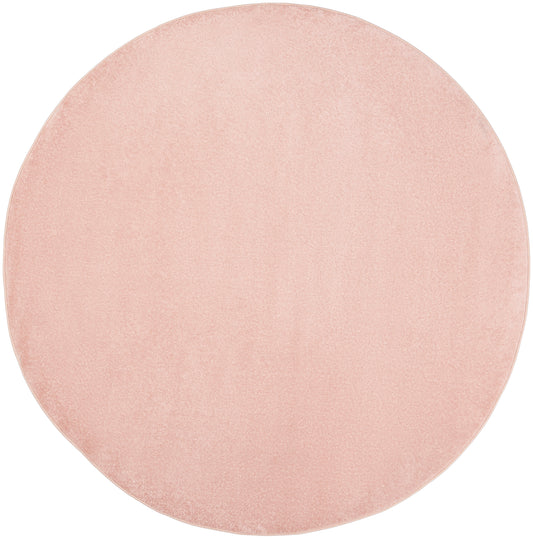 Nourison Nourison Essentials 8' x Round Pink Outdoor Rug