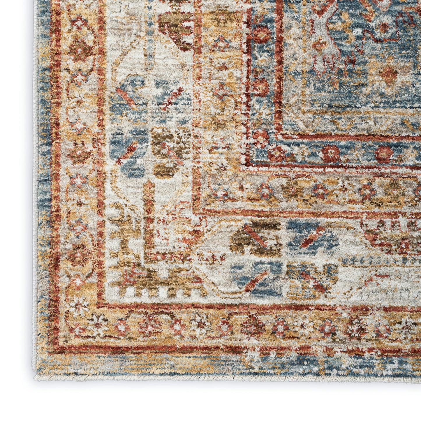 Nourison Sahar 5'3" x 7'8" Blue Vintage Indoor Rug