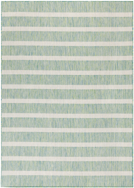 Nourison Positano 9' x 12' Blue Green Ivory Modern Rug