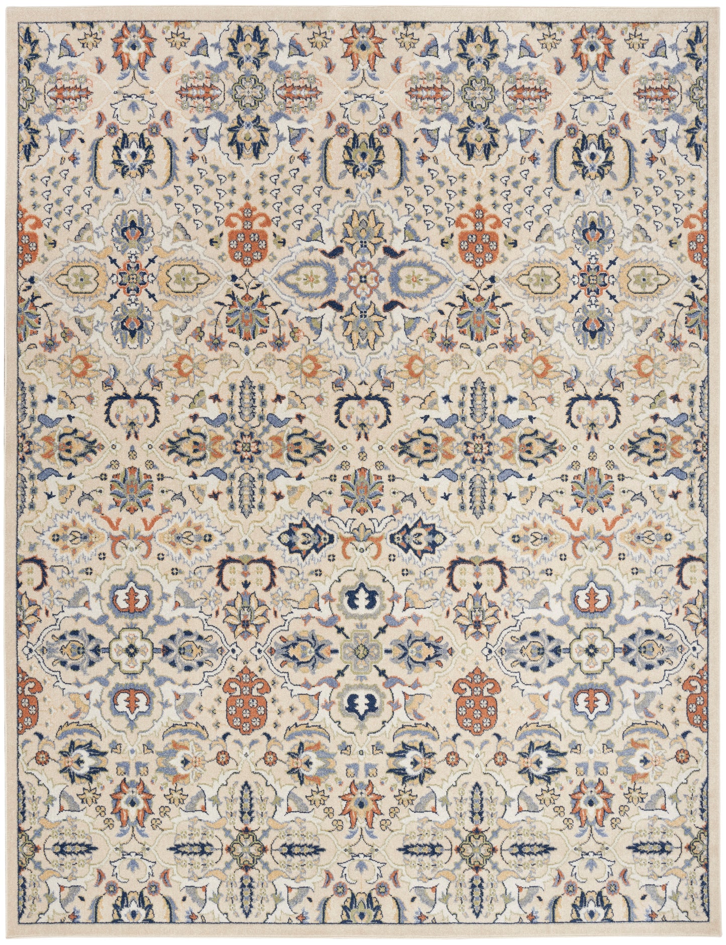 Nourison Allur 9' x 12' Beige Bohemian Indoor Rug