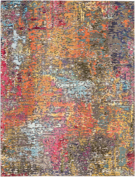 Nourison Celestial 7'10" x 10'6" Sunset Modern Indoor Rug