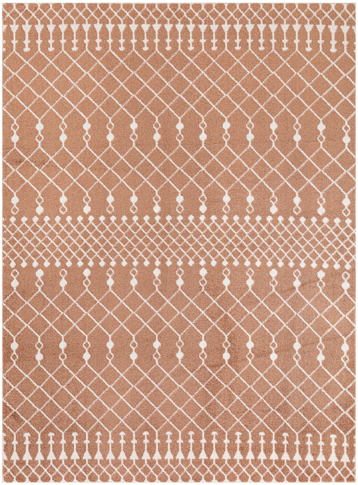 Nourison Astra Machine Washable 4' x 6' Copper Bohemian Indoor Rug