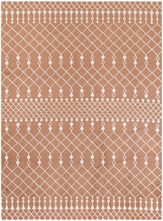 Nourison Astra Machine Washable 4' x 6' Copper Bohemian Indoor Rug